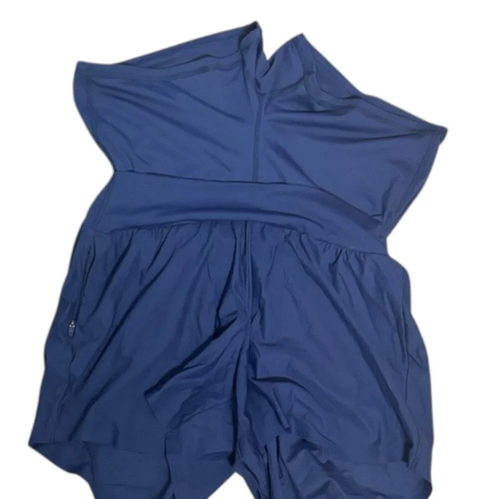 Uniqlo AIRism Navy Blue Skort Women's Size Small Built In Shorts